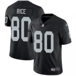 Nike Oakland Raiders #80 Jerry Rice Black Team Color Men's Stitched NFL Vapor Untouchable Limited Jersey