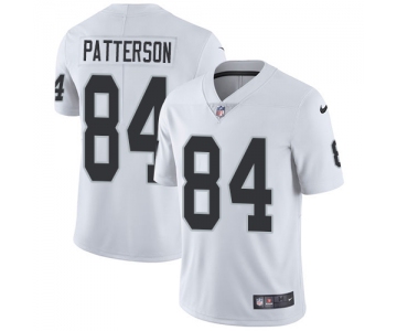 Nike Oakland Raiders #84 Cordarrelle Patterson White Men's Stitched NFL Vapor Untouchable Limited Jersey