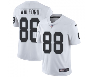 Nike Oakland Raiders #88 Clive Walford White Men's Stitched NFL Vapor Untouchable Limited Jersey