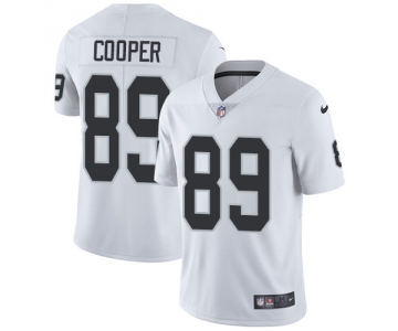 Nike Oakland Raiders #89 Amari Cooper White Men's Stitched NFL Vapor Untouchable Limited Jersey