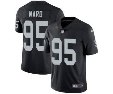 Nike Oakland Raiders #95 Jihad Ward Black Team Color Men's Stitched NFL Vapor Untouchable Limited Jersey