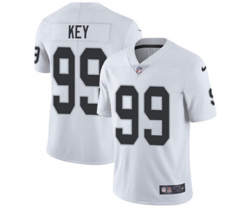 Nike Oakland Raiders #99 Arden Key White Men's Stitched NFL Vapor Untouchable Limited Jersey