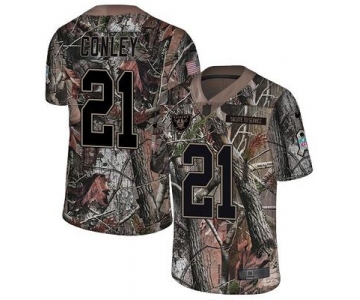 Nike Raiders #21 Gareon Conley Camo Men's Stitched NFL Limited Rush Realtree Jersey