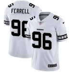 Oakland Raiders #96 Clelin Ferrell Nike White Team Logo Vapor Limited NFL Jersey