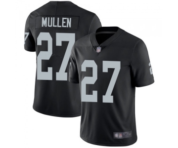 Raiders #27 Trayvon Mullen Black Team Color Men's Stitched Football Vapor Untouchable Limited Jersey