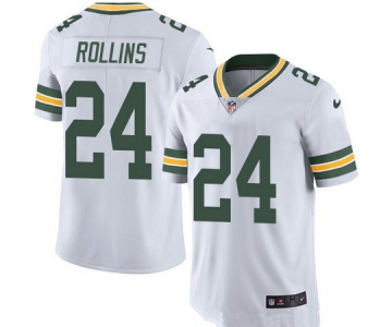 Men's Green Bay Packers #24 Quinten Rollins White 2016 Color Rush Stitched NFL Nike Limited Jersey