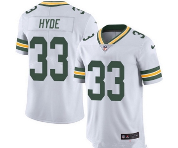 Men's Green Bay Packers #33 Micah Hyde White 2016 Color Rush Stitched NFL Nike Limited Jersey
