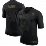 Men's Green Bay Packers #51 Krys Barnes Limited Black 2020 Salute To Service Jersey