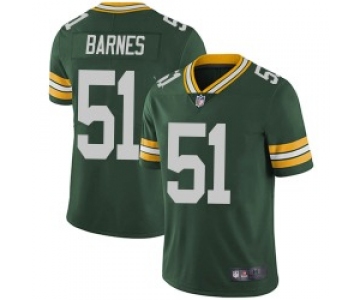 Men's Green Bay Packers #51 Krys Barnes Limited Green Team Color Vapor Untouchable Jersey