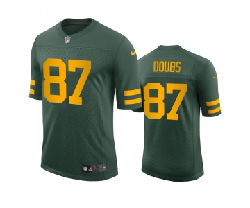 Men's Green Bay Packers #87 Romeo Doubs Green Alternate Vapor Limited Jersey