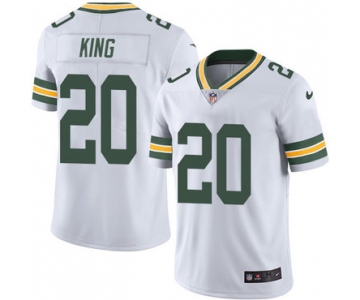 Nike Green Bay Packers #20 Kevin King White Men's Stitched NFL Vapor Untouchable Limited Jersey