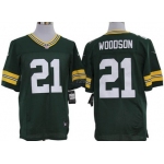 Nike Green Bay Packers #21 Charles Woodson Green Limited Jersey