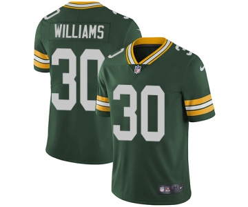 Nike Green Bay Packers #30 Jamaal Williams Green Team Color Men's Stitched NFL Vapor Untouchable Limited Jersey