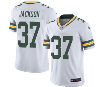 Nike Green Bay Packers #37 Josh Jackson White Men's Stitched NFL Vapor Untouchable Limited Jersey