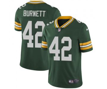 Nike Green Bay Packers #42 Morgan Burnett Green Team Color Men's Stitched NFL Vapor Untouchable Limited Jersey
