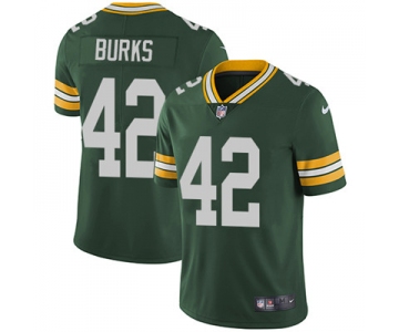 Nike Green Bay Packers #42 Oren Burks Green Team Color Men's Stitched NFL Vapor Untouchable Limited Jersey