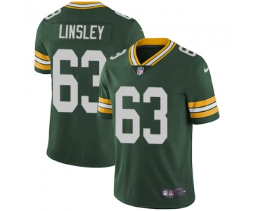 Nike Green Bay Packers #63 Corey Linsley Green Team Color Men's Stitched NFL Vapor Untouchable Limited Jersey