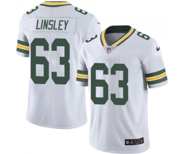 Nike Green Bay Packers #63 Corey Linsley White Men's Stitched NFL Vapor Untouchable Limited Jersey