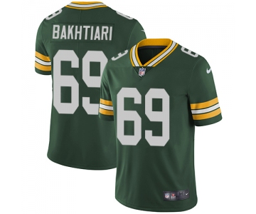 Nike Green Bay Packers #69 David Bakhtiari Green Team Color Men's Stitched NFL Vapor Untouchable Limited Jersey