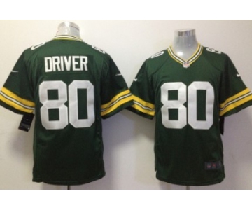 Nike Green Bay Packers #80 Donald Driver Green Limited Jersey