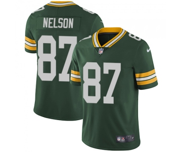 Nike Green Bay Packers #87 Jordy Nelson Green Team Color Men's Stitched NFL Vapor Untouchable Limited Jersey