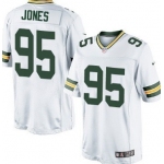 Nike Green Bay Packers #95 Datone Jones White Limited Jersey