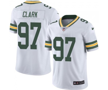 Nike Green Bay Packers #97 Kenny Clark White Men's Stitched NFL Vapor Untouchable Limited Jersey