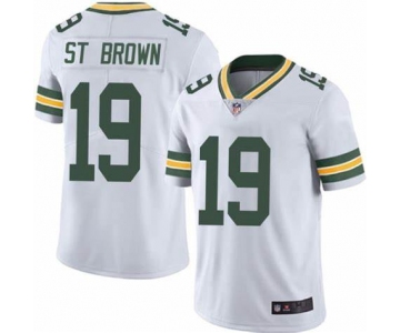 Nike Packers 19 Equanimeous St. Brown White Vapor Untouchable Limited Jersey