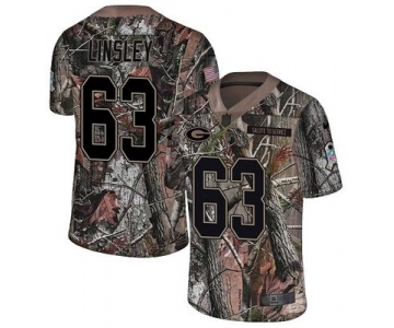 Nike Packers #63 Corey Linsley Camo Men's Stitched NFL Limited Rush Realtree Jersey