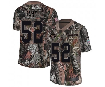 Packers #52 Rashan Gary Camo Men's Stitched Football Limited Rush Realtree Jersey