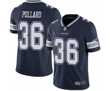 Cowboys #36 Tony Pollard Navy Blue Team Color Men's Stitched Football Vapor Untouchable Limited Jersey