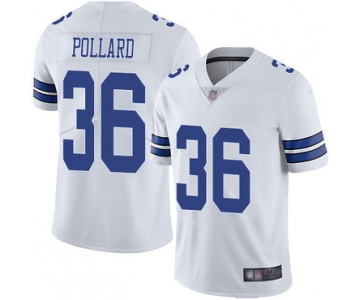 Cowboys #36 Tony Pollard White Men's Stitched Football Vapor Untouchable Limited Jersey