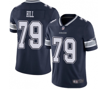 Cowboys #79 Trysten Hill Navy Blue Team Color Men's Stitched Football Vapor Untouchable Limited Jersey