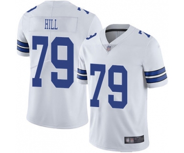 Cowboys #79 Trysten Hill White Men's Stitched Football Vapor Untouchable Limited Jersey