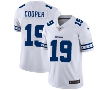 Dallas Cowboys #19 Amari Cooper Nike White Team Logo Vapor Limited NFL Jersey