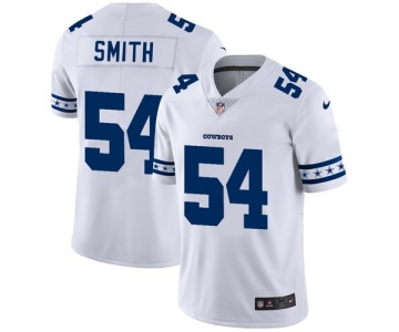 Dallas Cowboys #54 Jaylon Smith Nike White Team Logo Vapor Limited NFL Jersey