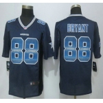 Dallas Cowboys #88 Dez Bryant Navy Blue Strobe 2015 NFL Nike Fashion Jersey