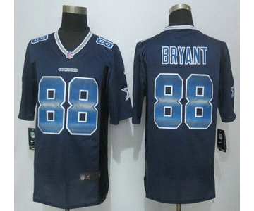 Dallas Cowboys #88 Dez Bryant Navy Blue Strobe 2015 NFL Nike Fashion Jersey