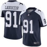 Dallas Cowboys #91 L. P. Ladouceur Men's Navy Blue Alternate Limited Vapor Untouchable Throwback Football Jersey