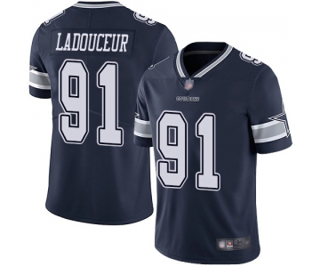 Dallas Cowboys #91 L. P. Ladouceur Men's Navy Blue Home Limited Vapor Untouchable Football Jersey