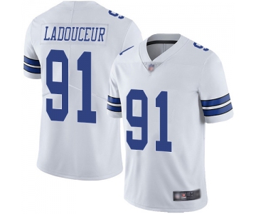 Dallas Cowboys #91 L. P. Ladouceur Men's White Road Limited Vapor Untouchable Football Jersey