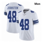 Men Dallas Cowboys #48 Daryl Johnston Nike Vapor White Limited Jersey