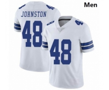 Men Dallas Cowboys #48 Daryl Johnston Nike Vapor White Limited Jersey