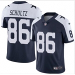 Men Dallas Cowboys #86 Dalton Schultz Vapor Limited Navy Thanksgiving Jersey