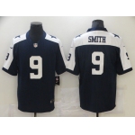 Men Dallas Cowboys 9 Smith Blue Nike Vapor Untouchable Limited 2021 NFL Jerseys