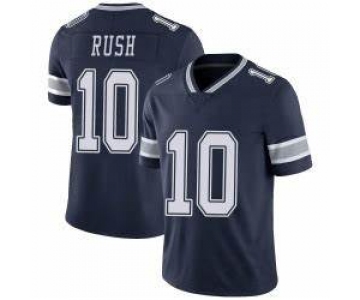 Men's Dallas Cowboys #10 Cooper Rush Navy Vapor Limited Stitched Jersey