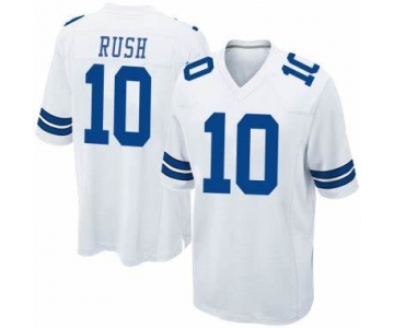 Men's Dallas Cowboys #10 Cooper Rush White Vapor Limited Stitched Jersey