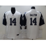 Men's Dallas Cowboys #14 Andy Dalton White 2016 Color Rush Stitched NFL Nike Limited Jersey