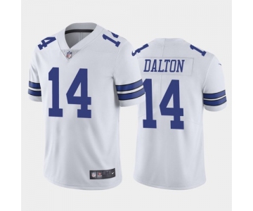 Men's Dallas Cowboys #14 Andy Dalton White 2020 NEW Vapor Untouchable Stitched NFL Nike Limited Jersey