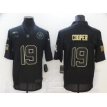 Men's Dallas Cowboys #19 Amari Cooper Black 2020 Salute To Service Stitched NFL Nike Limited Jersey